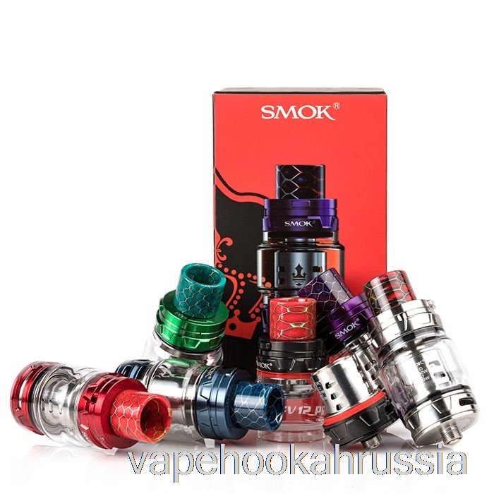 Vape Juice Smok Tfv12 Prince Sub-Ohm Tank черный с красным спреем